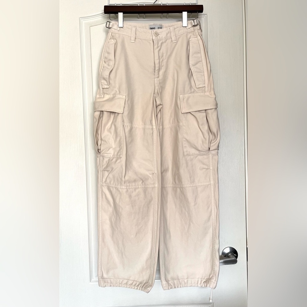 Aritzia TNA‎ Supply Cargo Pant Sz 00 in Light Birch Gorpcore Utility Streetwear - Picture 4 of 15